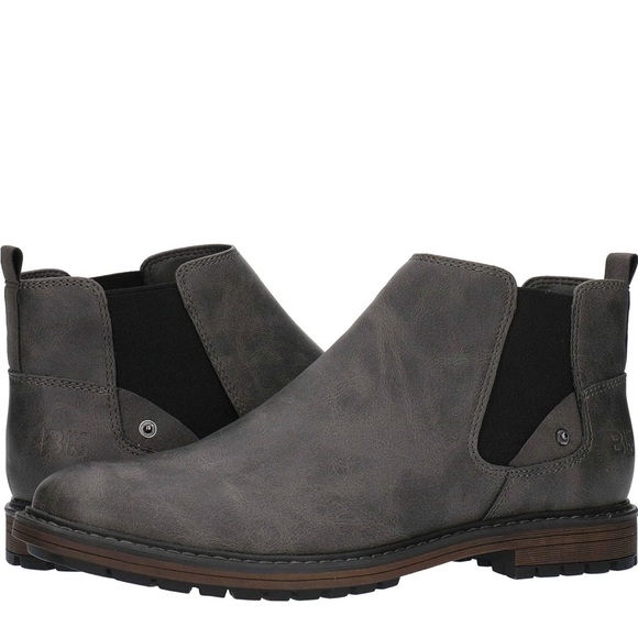 BULLBOXER B-52 Leo Men's Chelsea Gray Boots Size 10.5 - Picture 1 of 9